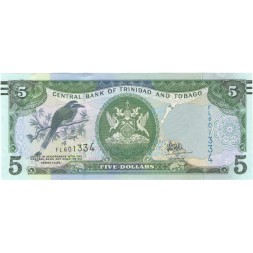 Тринидад и Тобаго 5 долларов 2006 год (выпуск 2017 год) - UNC