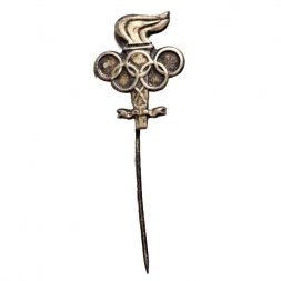 Значок-иголка Олимпиада. Факел