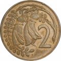 Новая Зеландия 2 цента 1973 год