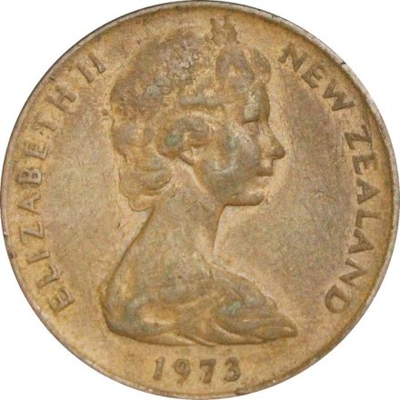Новая Зеландия 2 цента 1973 год