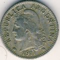 Аргентина 5 сентаво 1911 год