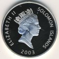 Соломоновы острова 25 долларов 2003 год - Самолёты. Sikorsky VS-300