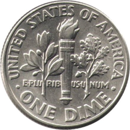 США 1 дайм (10 центов) 2006 год - Франклин Рузвельт (D)