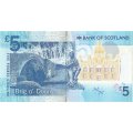 Шотландия 5 фунтов 2016 год - Сэр Вальтер Скотт UNC