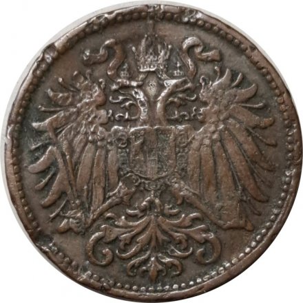 Австрия 2 геллера 1896 год - Герб
