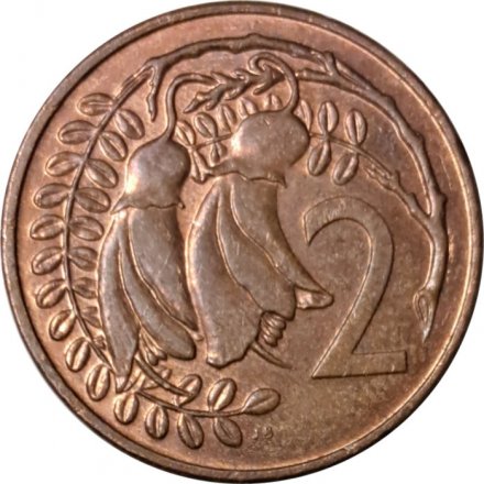 Новая Зеландия 2 цента 1981 год - Цветки куаваи