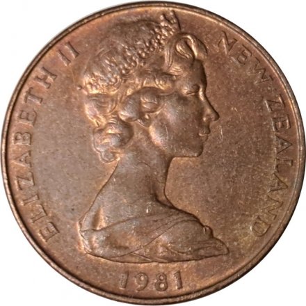 Новая Зеландия 2 цента 1981 год - Цветки куаваи