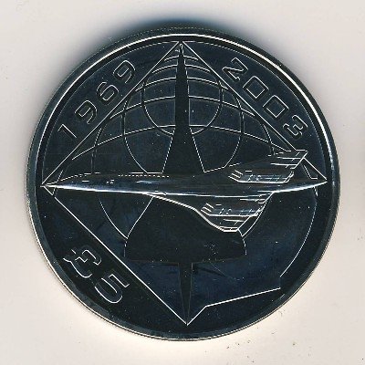 Олдерни 5 фунтов 2008 год