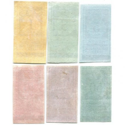 Набор из 6 банкнот РСФСР 1,3,5,10,25,50 рублей 1922 года