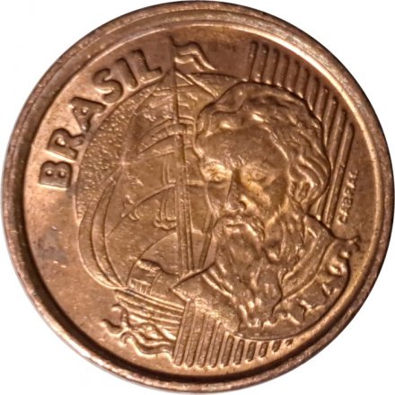 Бразилия 1 сентаво 2001 год