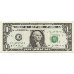 США 1 доллар 2003 год - В - UNC- 