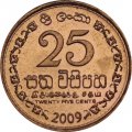 Шри-Ланка 25 центов 2009 год 