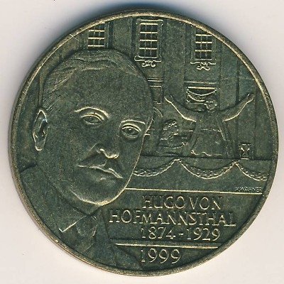 Австрия 20 шиллингов 1999 год
