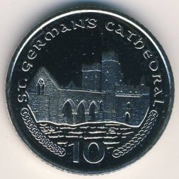 Остров Мэн 10 пенсов 2001 год