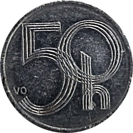 Чехия 50 геллеров 2003 год