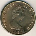 Остров Мэн 2 пенса 1980 год - Птица (AC)