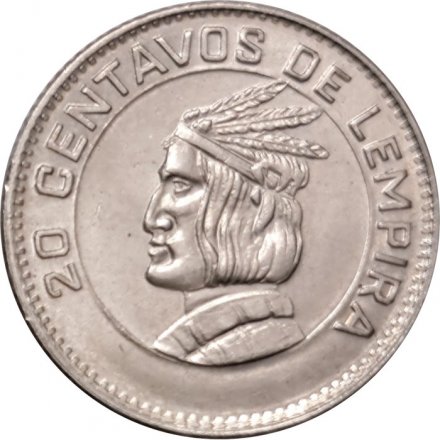 Гондурас 20 сентаво 1973 год