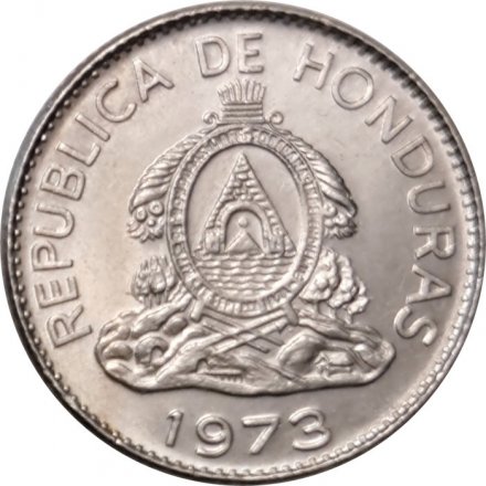 Гондурас 20 сентаво 1973 год