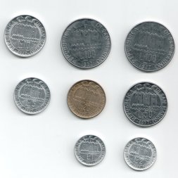 Набор из 8 монет Сан-Марино 1977 год