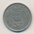Марокко 20 франков 1946 год