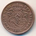 Бельгия 2 сантима 1905 год DES BELGES