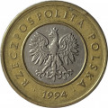 Польша 2 злотых 1994 год