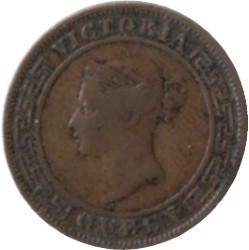 Цейлон 1 цент 1892 год