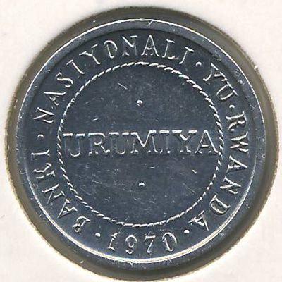 Руанда 1/2 франка 1970 год