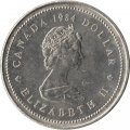 Канада 1 доллар 1984 год - Жак Картье. 450 лет с момента открытия Гаспе