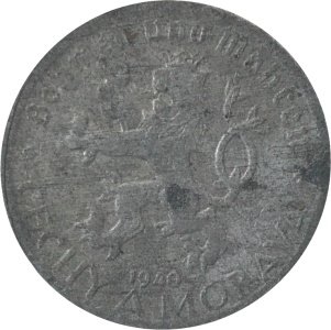 Богемия и Моравия 20 геллеров 1940 год