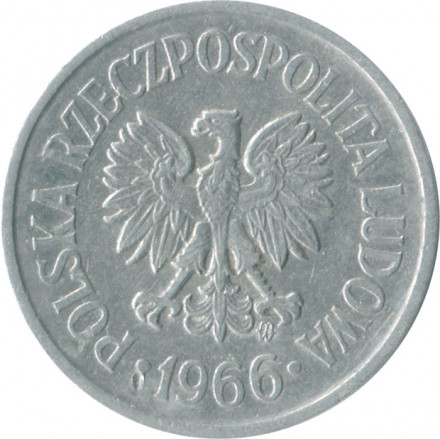 Польша 10 грошей 1966 год
