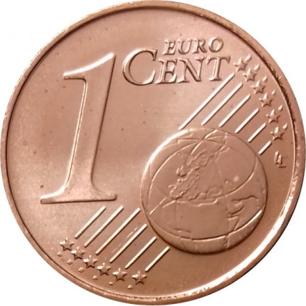 Германия 1 евроцент 2014 год (A)