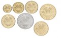 Набор из 7 монет Таджикистан 2011 год - Регулярный выпуск