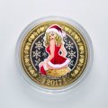 Гравированная монета 10 рублей 2016 год - Снегурочка секси (в сувенирной упаковке)