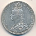 Великобритания 1 крона 1887 год