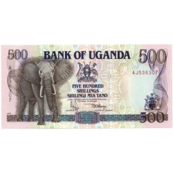 Уганда 500 шиллингов 1991 год - UNC