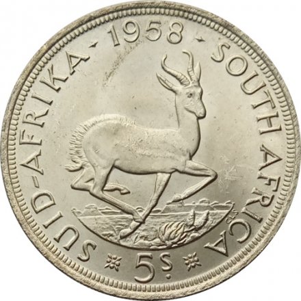 ЮАР 5 шиллингов 1958 год