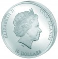 Острова Кука 20 долларов 2016 год - Леонардо да Винчи. Мона Лиза