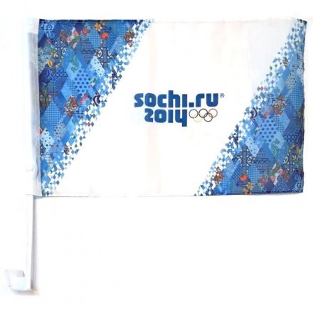 Флажок Олимпиада Сочи 2014. Sochi-2014 (на автомобиль)