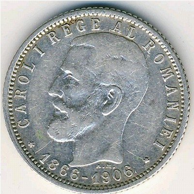 Румыния 1 лей 1906 год