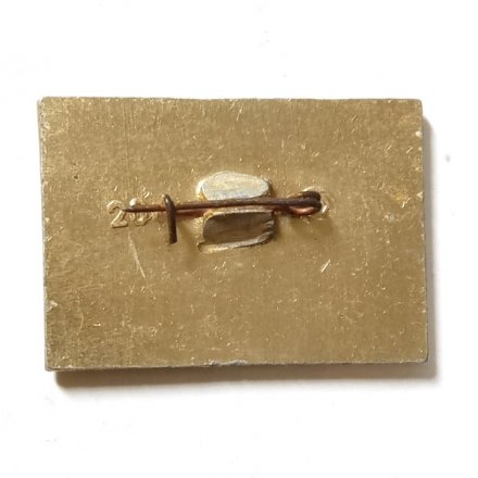 Значок 50 лет ВЛКСМ, космонавт, красноармеец