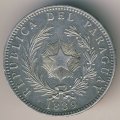 Парагвай 1 песо 1889 год
