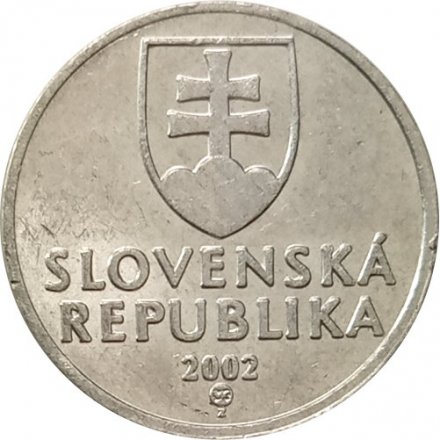 Словакия 10 геллеров 2002 год - Деревянная колокольня