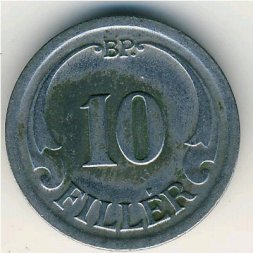 Венгрия 10 филлеров 1942 год