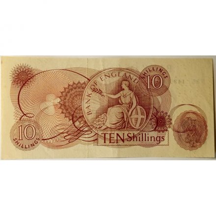 Великобритания 10 шиллингов 1962 - 1966 год - XF