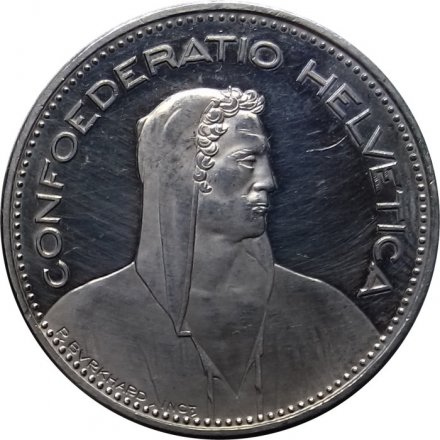 Швейцария 5 франков 2014 год - Вильгельм Телль
