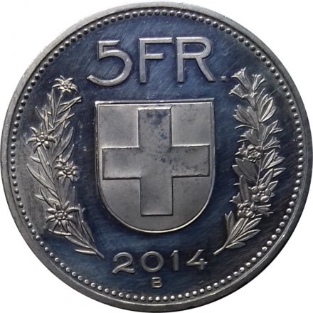 Швейцария 5 франков 2014 год - Вильгельм Телль