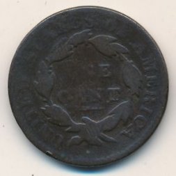 США 1 цент 1819 год