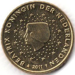 Нидерланды 50 евроцентов 2011 год