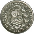 Перу 1 динеро 1911 год
